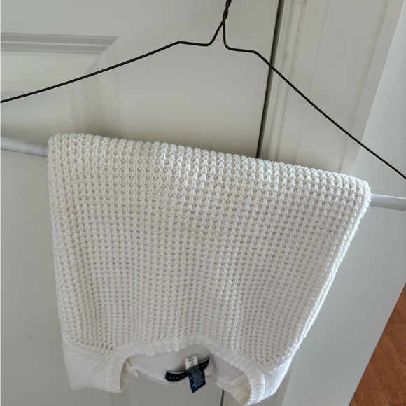 Sweater-White cotton acrylic very soft sweater. Karen Scott Macy’s - Picture 6 of 14